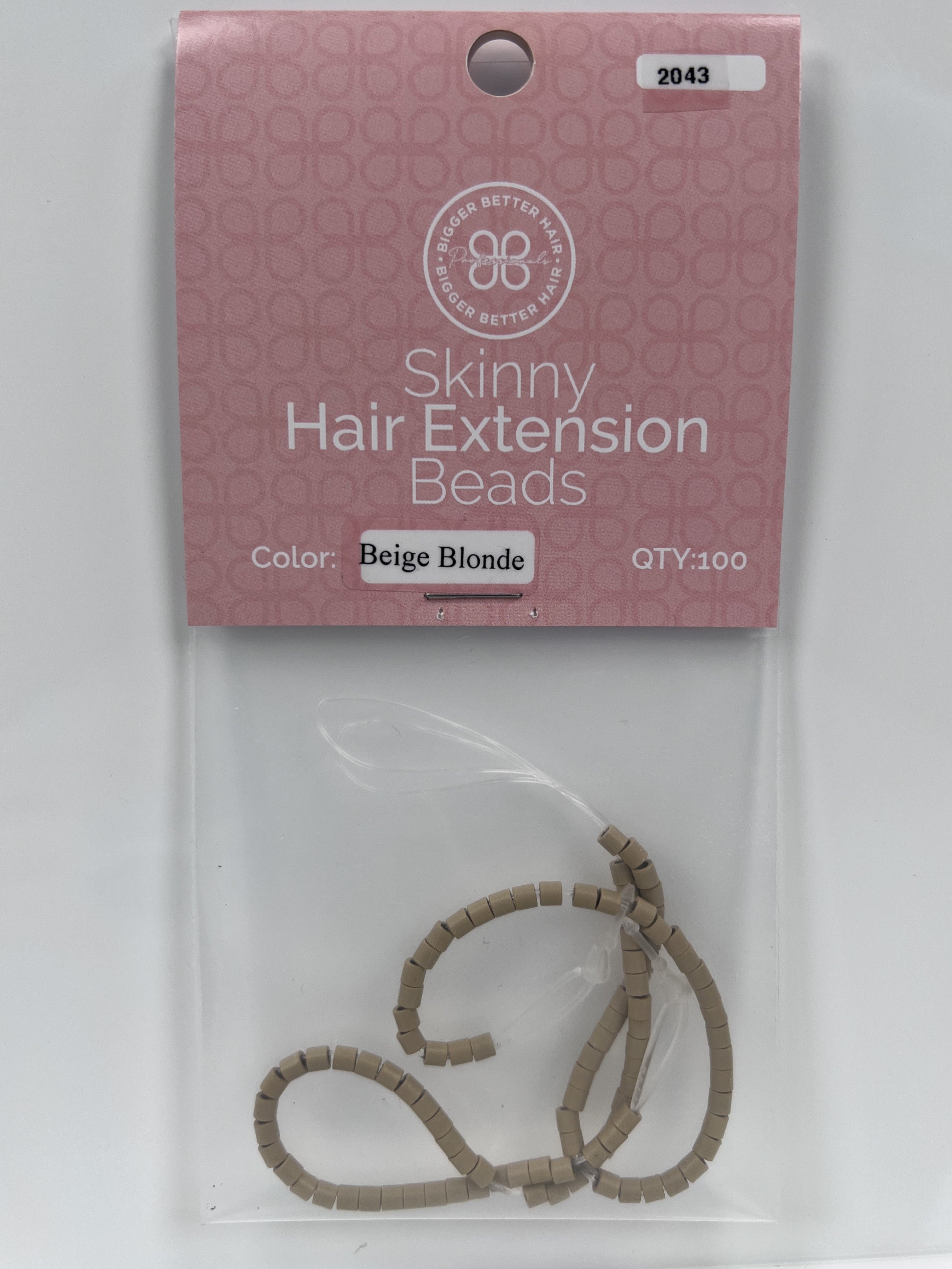 Hair Extension Beads | Skinny Size