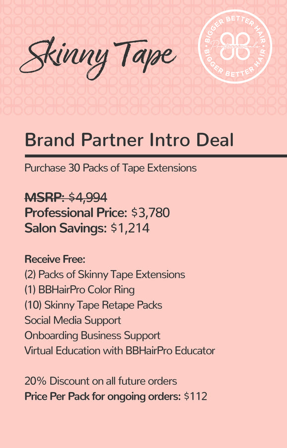 Skinny Tape Extensions Brand Partner Kit